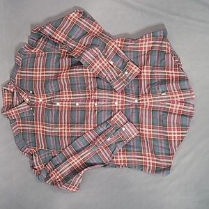 Ralph Lauren Plaid men's long sleeve button down shirt.